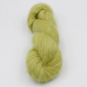 Super kid Mohair wool. yellow-green, colour: Accent