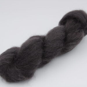 Fibrani wool - Super kid Mohair. Brown, dark chocolate colour