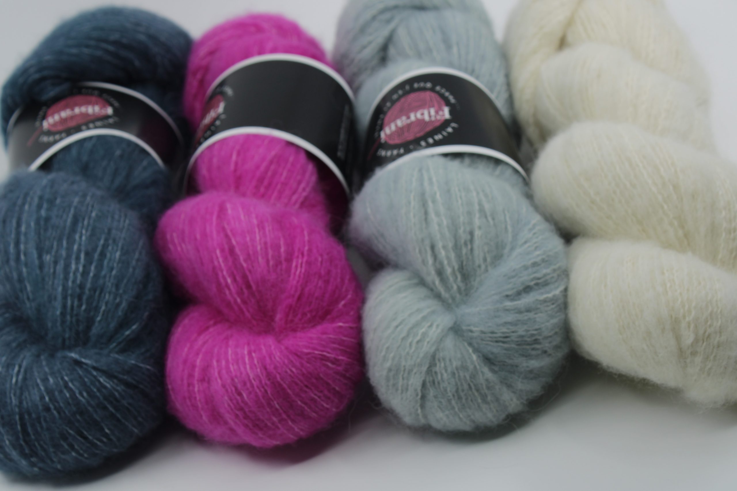 Fibrani wool collection. Nuage, made from baby alpaca, Pima cotton and merino wool.