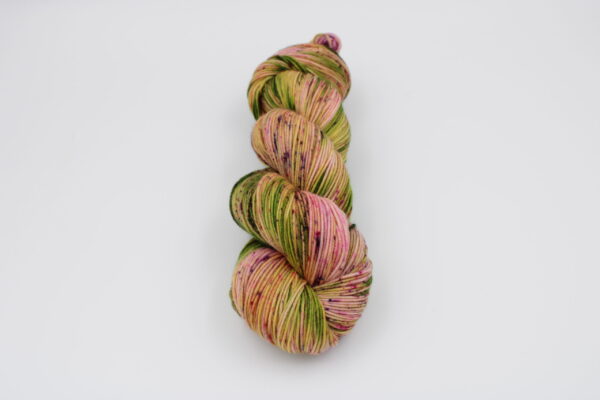 Fibrani wool - Merlin in pink, yellow and green.