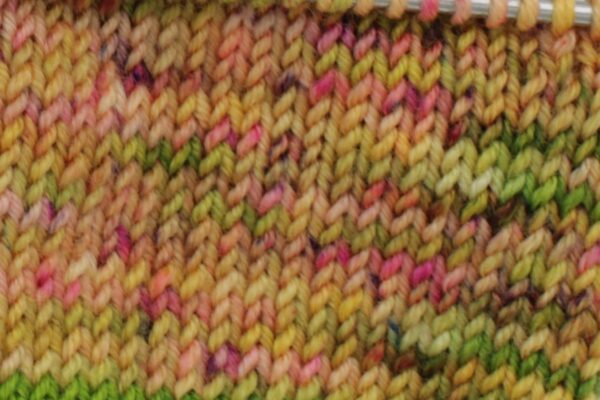 Fibrani wool - Merlin in pink, yellow and green.