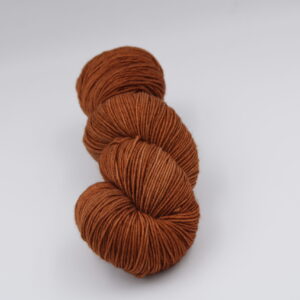 Merlin, Merino wool and nylon. orange brown colour : Salted caramel