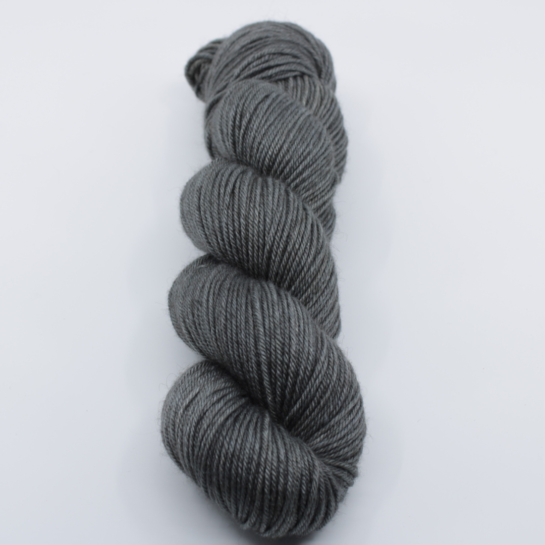 Fibrani wool, base: Tibetan DK. 60% merino - 20% silk and 20% yak, green-grey, color: Sage