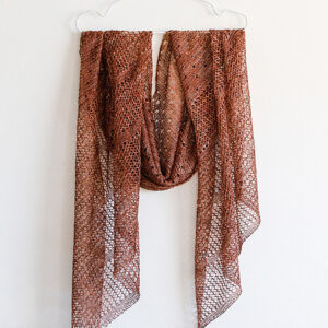 Kit de tricot - Fibrani. châle Flourish par Janina Kalllio