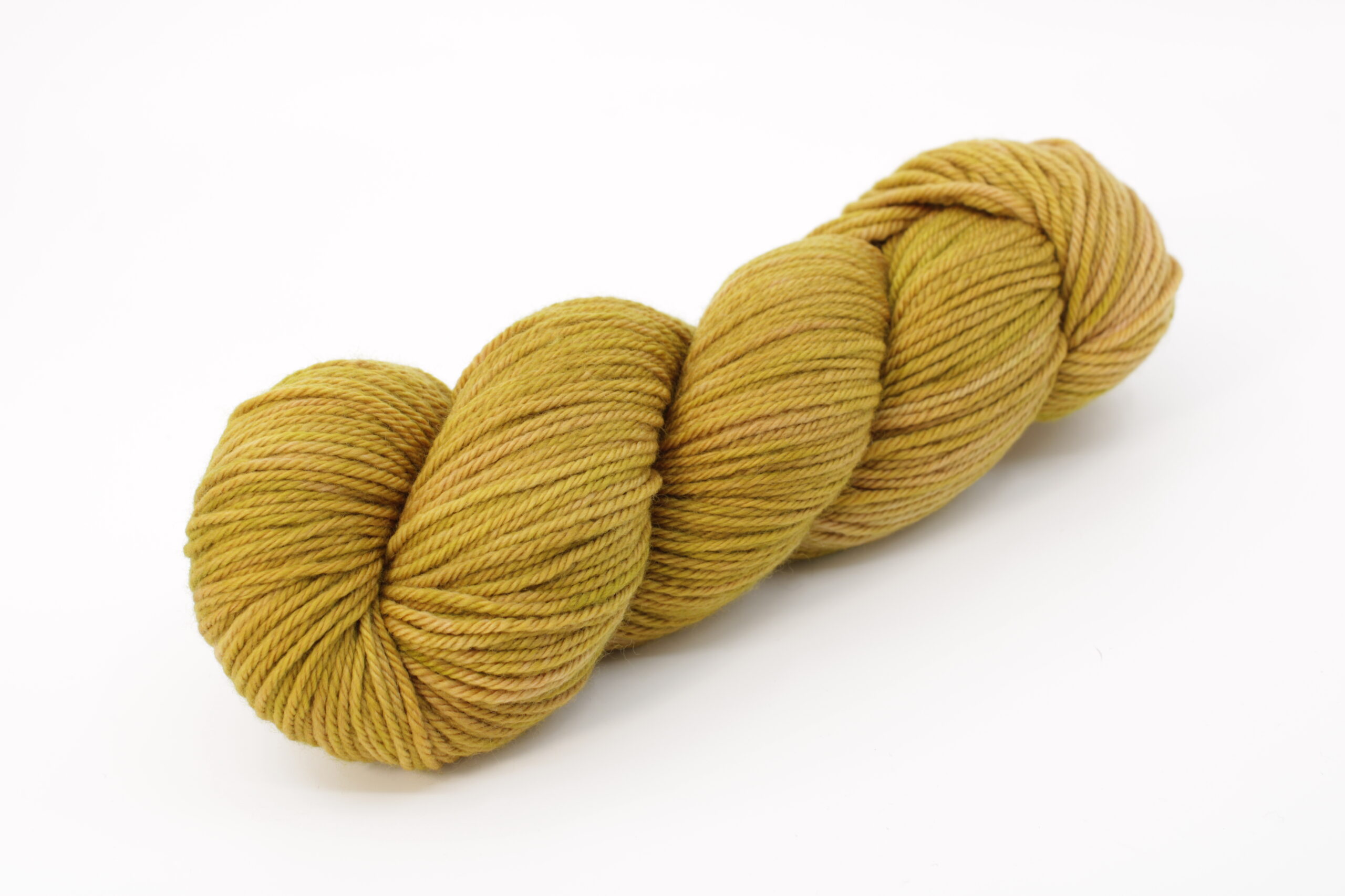 Fibrani wool, base: Flocon DK. Wool 100% merino untreated.color mustard yellow. Color: Stella.