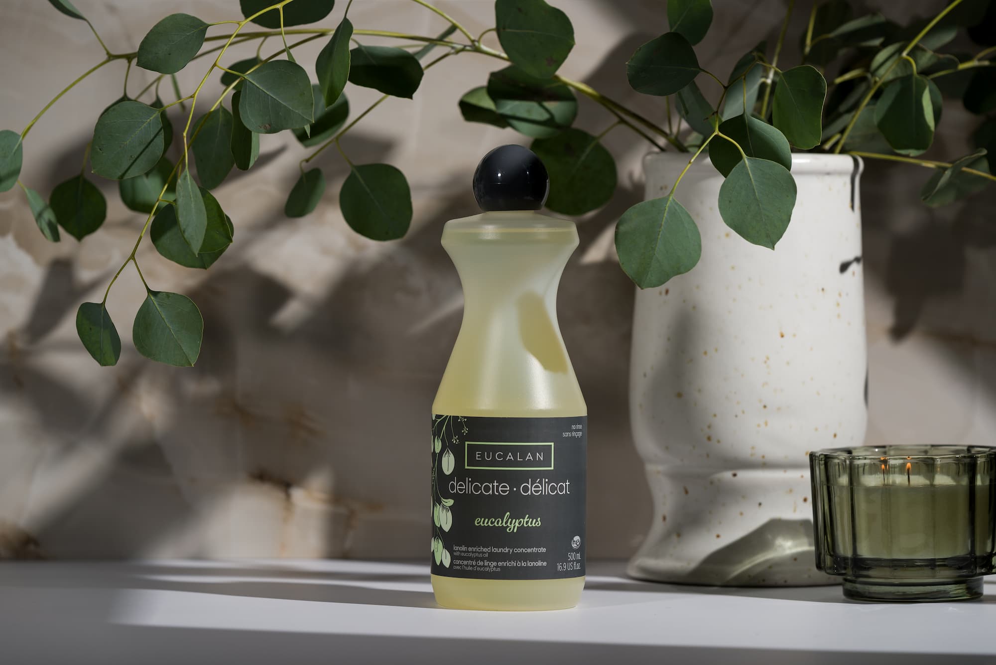 Savon Eucalan san rinçage., Doux pour tout les tricots ou vêtements délicats.