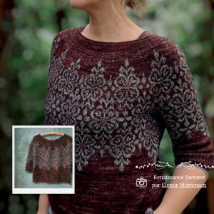 Knitting kit - Renaissance Sweater by Elenor Mortensen