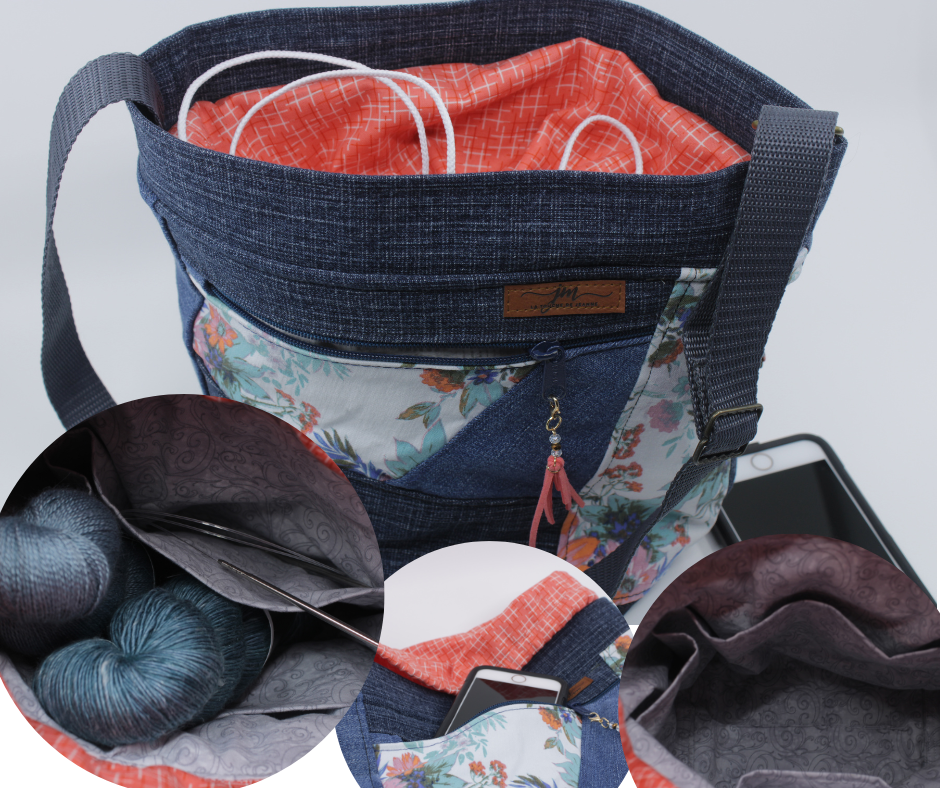 Sac à projet tricot - par La touche de Jeanne – Image 14