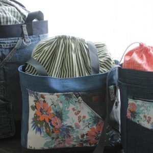 Knitting project bag - by La touche de Jeanne