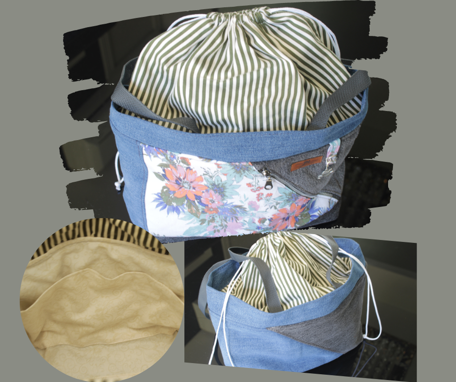 Sac à projet tricot - par La touche de Jeanne – Image 3