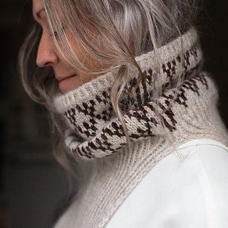 Spot Cowl, cours de tricot, initiation au jacquard.